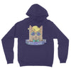 Hipster Kitty California Fleece Pullover Hoodie